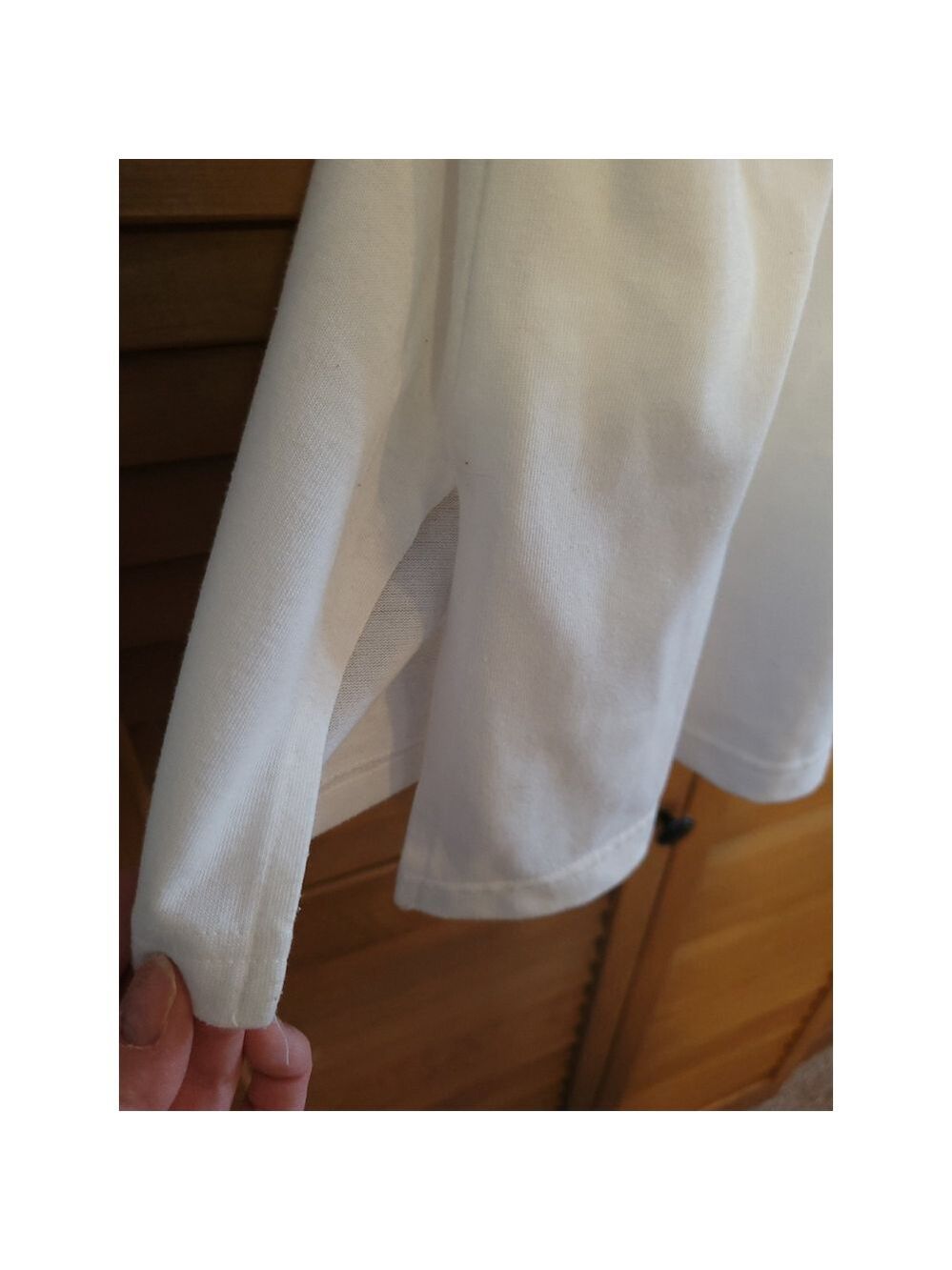 Women's New York T-Shirt M White Geometric Embroidery - Picture 6 of 6